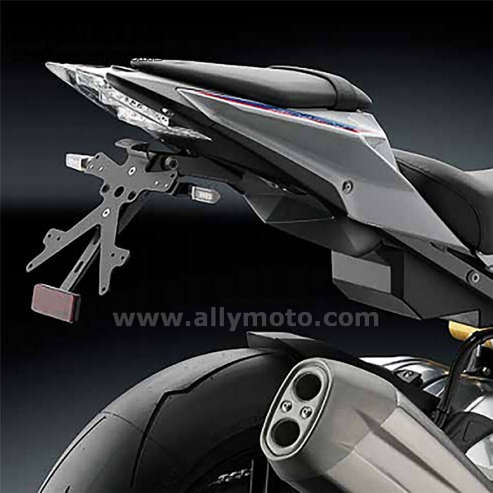 76 Cnc Fender Eliminator License Plate Bracket Tail Light Licence Holder Reflector Kawasaki Z800 2013-2015@5